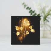 Gouden roos ( goud roos ) menu (Staand voorkant)