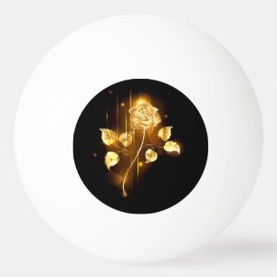 Gouden roos ( goud roos ) pingpongballen