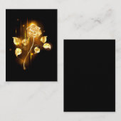 Gouden roos ( goud roos ) plaatskaartje (Voorkant / Achterkant)