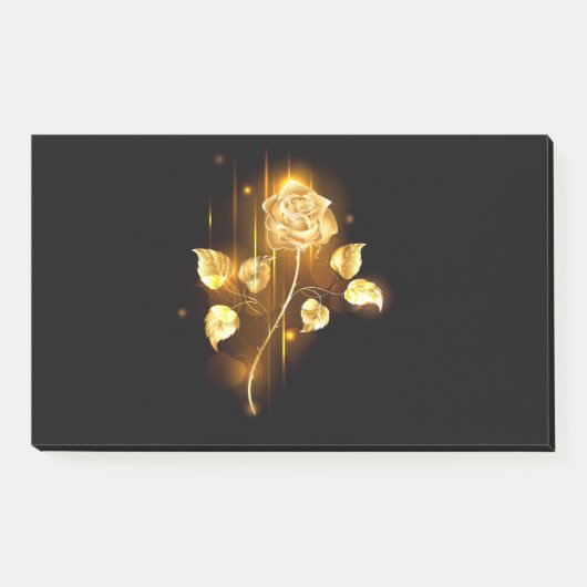Gouden roos ( goud roos ) post-it® notes (Voorkant)