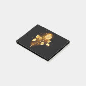 Gouden roos ( goud roos ) post-it® notes (Schuin)