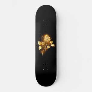 Gouden roos ( goud roos ) skateboard