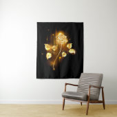 Gouden roos ( goud roos ) wandkleed (In situ)