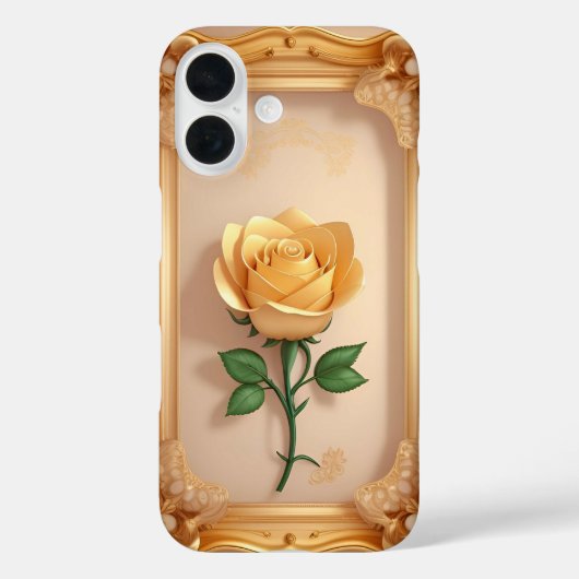 Gouden Roos Kunstwerk Case-Mate iPhone Case (Achterkant)