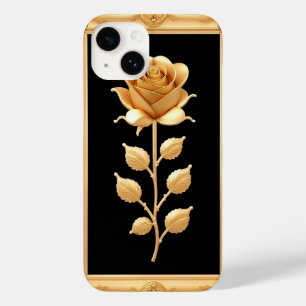 Gouden Roos Met Elegante Sierdetails Case-Mate iPhone 14 Hoesje