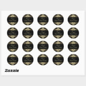 Gouden Royal Damask Sticker (Vel)