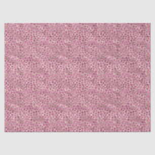 Gouden Roze Glitzy Glitter Leopard Print Tissuepapier