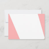 Gouden roze moderne Will you be my Maid of Honor Kaart (Achterkant)