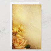  gouden rozen briefpapier (Voorkant / Achterkant)