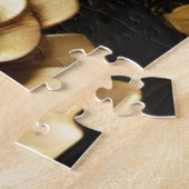 Gouden Rozen Modern Acryl Legpuzzel (Zijkant)