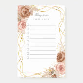 gouden rozen post-it® notes (Voorkant)