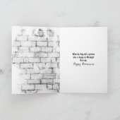 gouden rugleuning in een paarse T-shirt Kaart (Binnen)