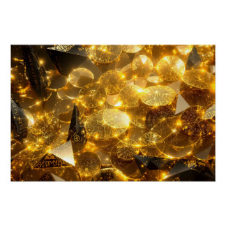 gouden runemunten perfect poster