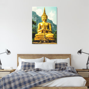 Gouden rust canvas afdruk