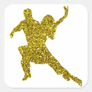 Gouden Salsa Sticker
