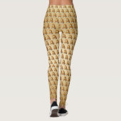 Gouden Santa Hat Holiday Legging (Achterkant)