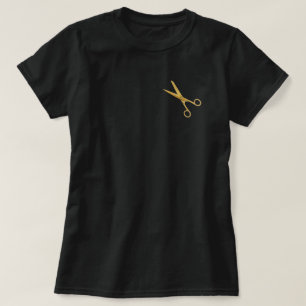 Gouden schaar t-shirt