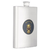 Gouden schedelfles flacon (Rechts)