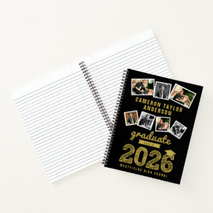 Gouden schets 2026 Grad 7 Foto collage Afstuderen Notitieboek