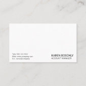 Gouden Schild Pijler Icoon | Onderneming Visitekaartje (Achterkant)