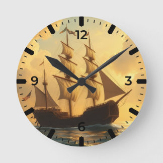 Gouden Schip Ronde Klok