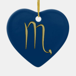 gouden schorpioen keramisch ornament