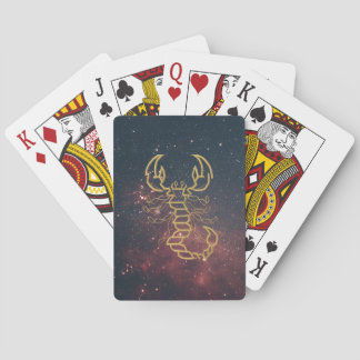 Gouden Schorpioen Pokerkaarten