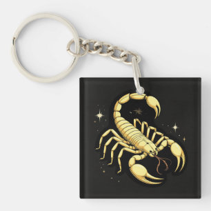 🦂 Gouden Schorpioen Zodiac Astrologie Cadeau 🦂 Sleutelhanger