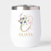 Gouden schreefletter O monogram gepersonaliseerde  (Voorkant)