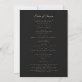 Gouden Script Foto Viering van het Leven Programma (Achterkant)