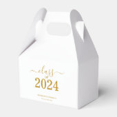 Gouden Script Klasse van 2024 Afstuderen Bedankdoosjes (Voorkant Zijde)