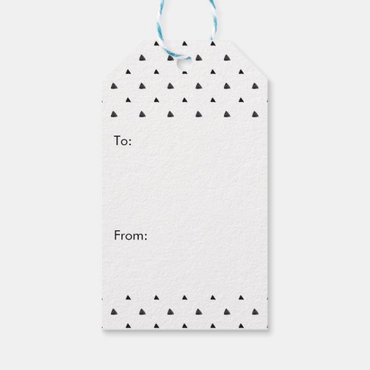 Gouden Script "Liefde" op Waterverf Hart Cadeaulabel (Achterkant)