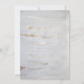 Gouden Script Waterverf Photo Engagement Party Kaart (Achterkant)