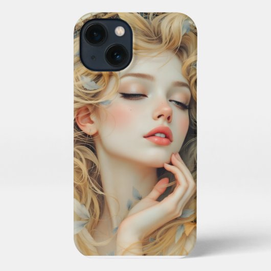 Gouden Seraf – Engel van Licht en Genade iPhone Hoesje (Achterkant)