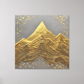 Gouden Sereniteit Canvas Afdruk