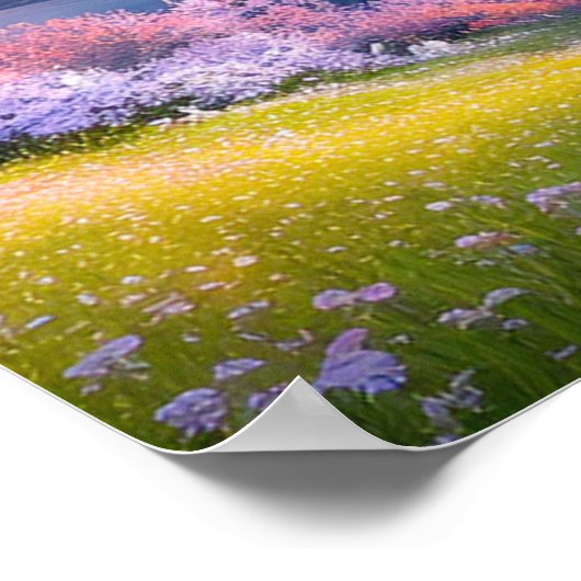 Gouden Sereniteit Poster (Hoek)