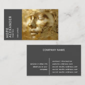 Gouden Sereniteit Visitekaartje (Voorkant / Achterkant)