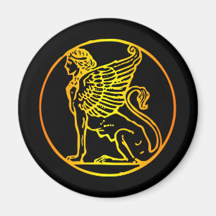 Gouden Sfinx Magneet