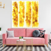 Gouden Shimmer - Grote Canvas Print (Insitu (Woonkamer))