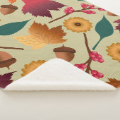 Gouden Shimmer Herfst Sherpa Blanket Deken (3/4)