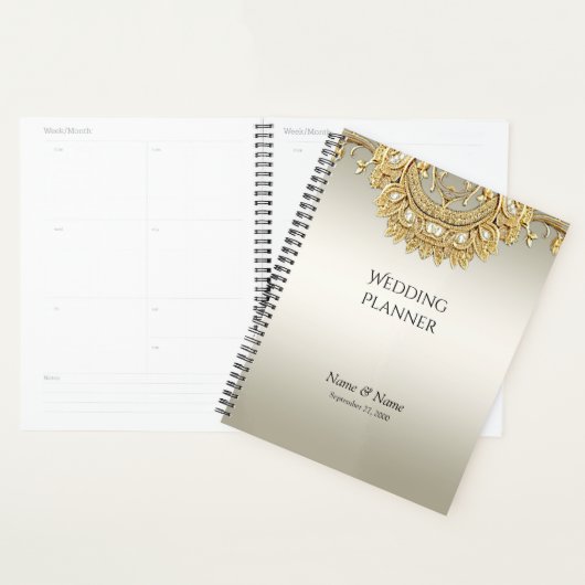 Gouden Sieraagendagenda Planner (Display)
