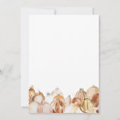 Gouden Sieraden Kerstvakantie Kerstfeest Kaart (Achterkant)