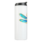 Gouden sieraden libel insect vip fun vector afbeel thermosbeker (Gedraaid links)