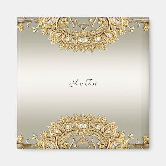 Gouden Sierlijke Magneet (Voorkant)