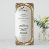 Gouden Sierlijst Menu (Staand voorkant)
