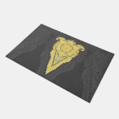 gouden siervlam deurmat (Schuin)