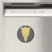 gouden siervlam magneet (Insitu (Vaatwasser))