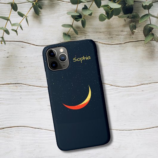 Gouden Sikkelmaan Case-Mate iPhone Case