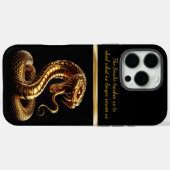 Gouden slang symboliseert fortuin in Nieuwjaar 202 Case-Mate iPhone Case (Achterkant (horizontaal))