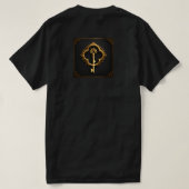 gouden sleutel t-shirt (Design achterkant)